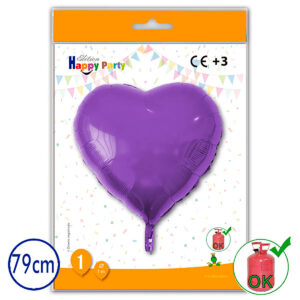 B/1 POLIAMIDA CORAZON LILA 79cm R.206-34