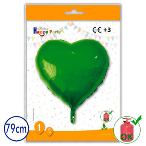 B/1 POLIAMIDA CORAZON VERD 79cm R.206-37