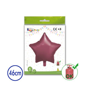 B/1 POLIAMIDA ESTRELLA BURDEOS 46cm R.301-S52X1