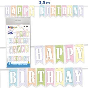 B/ GUIRNALDA BANDERIN HAPPY BIRTHDAY