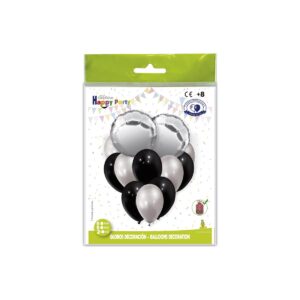 B/ CONJ. GLOBOS POLIAM. REDONDO PLATA-38 R.5283-38