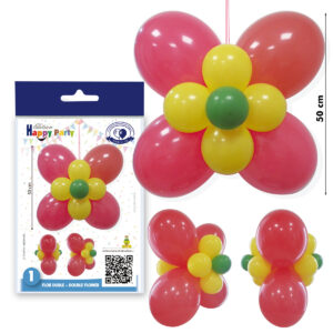 B/ FLOR DOBLE ROJO-AMARILLO REF.5284-10