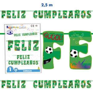 B/ GUIRNALDA FUTBOL F. CUMPLEAÑOS R.5286