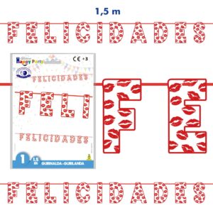B/ GUIRNALDA BESOS FELICIDADES R.5294