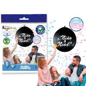 B/ 1 GL.NIÑO O NIÑA CONFETI 37GP NEGRO-14 R.5355