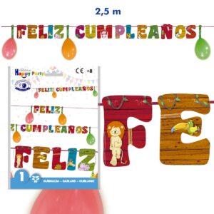 GUIRNALDA FELIZ CUMPLEAÑOS ANIMAL R.5448