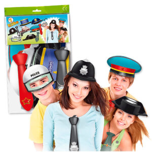 PARTY PACK INDIV. 7 SOMB. POLICIA R.5482