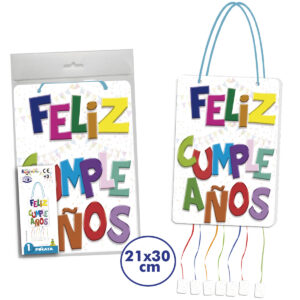 B/ PIÑATA PEQUEÑA 21X30 FELIZ CUMPLEAÑOS R.5503