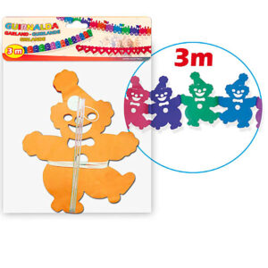 B/ 1 GUIRNALDA DE PAPEL PAYASO