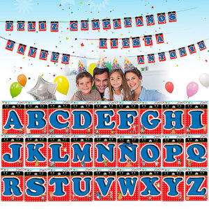 KIT ABECEDARIO PIRATA 4 LETRAS DE CADA 108 UND