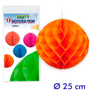 B/ PARTYDECO 1 BOLA ABEJA 25 CM NARANJA-04