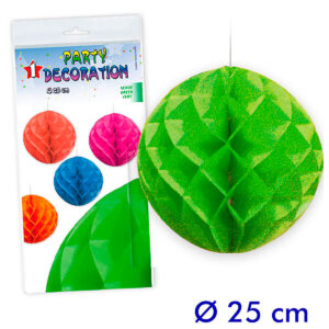 B/ PARTYDECO 1 BOLA ABEJA 25 CM VERDE-12