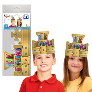 B/ CORONA FELIZ CUMPLEAÑOS 39-ORO