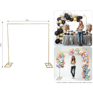 ARCO DE HIERRO 2 x 2 m CUADRADO