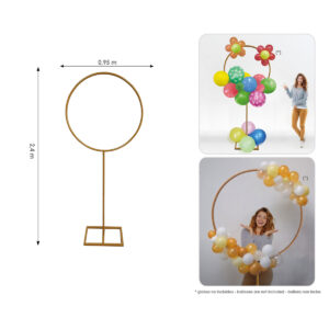 ARCO DE HIERRO 0,95 x 2,4 m CIRCULO ALTO