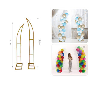 ARCO DE HIERRO 2,1 x 2,5 m SEMICURVOS INDIVIDUALES