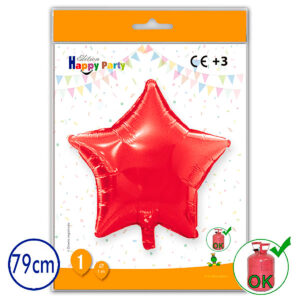 B/1 POLIAMIDA ESTRELL ROJO 79cm R.306-32