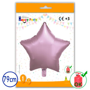 B/1 POLIAMIDA ESTRELLA ROSA 79cm R.306-S33X1