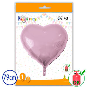 B/1 POLIAMIDA CORAZON ROSA 79cm R.206-64