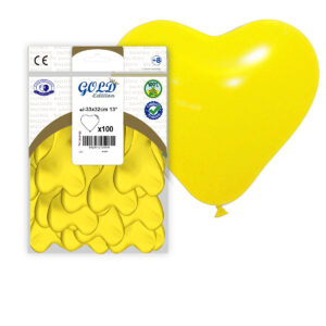 B/100 GL. CORAZON 32cm Ref.28GP AMARILLO-02
