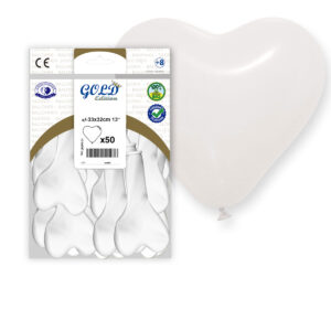 B/50 GL. CORAZON 32cm Ref.28GP BLANCO-01