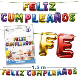 B/ GUIRNALDA FELIZ CUMPLEAÑOS Ref 6123-01
