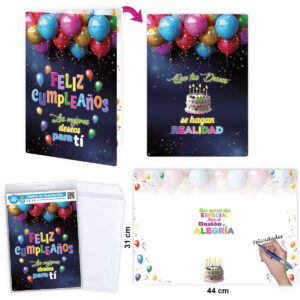 B/ TARJETÓN F.CUMPLEAÑOS TARTA R.6627-07