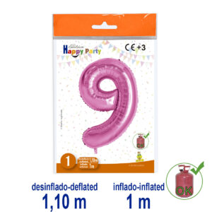 B/ 1 GL. POLIAMIDA N? 9 COLOR ROSA CLARO 1.10/1 m