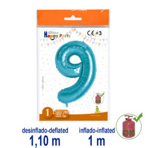 B/ 1 GL. POLIAMIDA N? 9 COLOR AZUL CLARO 1.10/1 m