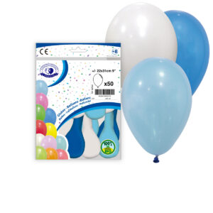 B/ 50 GL. 10P A80 MIX CELESTE-AZUL-BLANCO